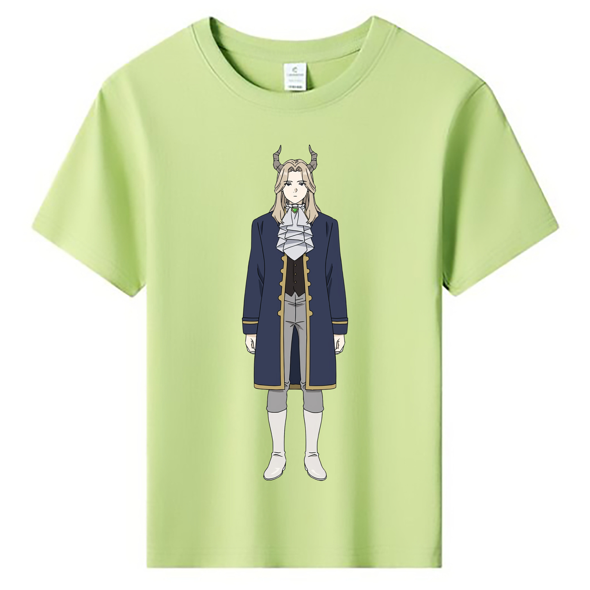 （画像用） 葬送のフリーレン Frieren 綿100％キッズTシャツ（フロントプリント）
